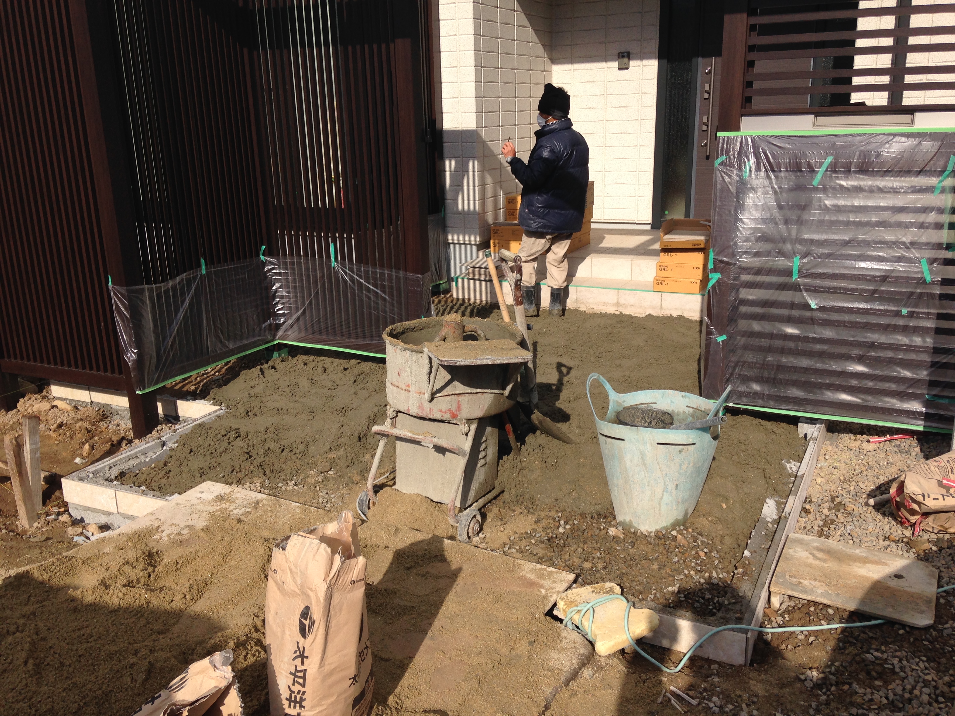 色々な作業が進んでいます。　広島市安佐北区　Ｋ様邸　リフォーム工事