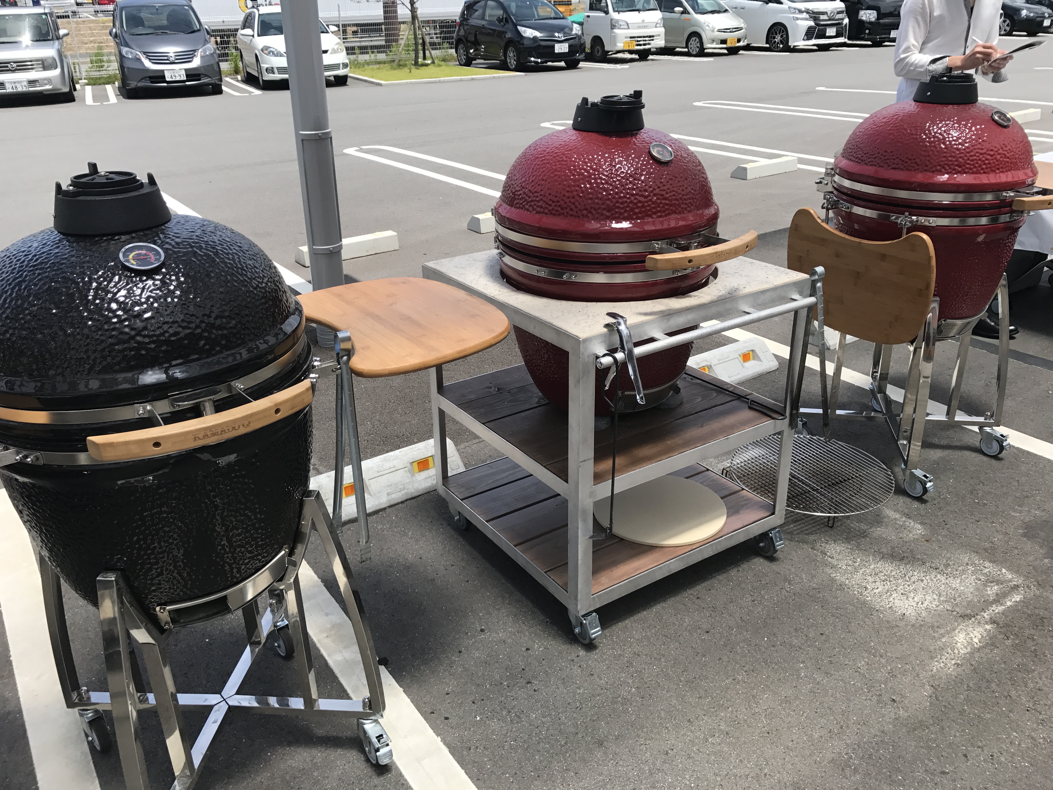 『KAMADO Q』 でアメリカンスタイルのＢＢＱを♪