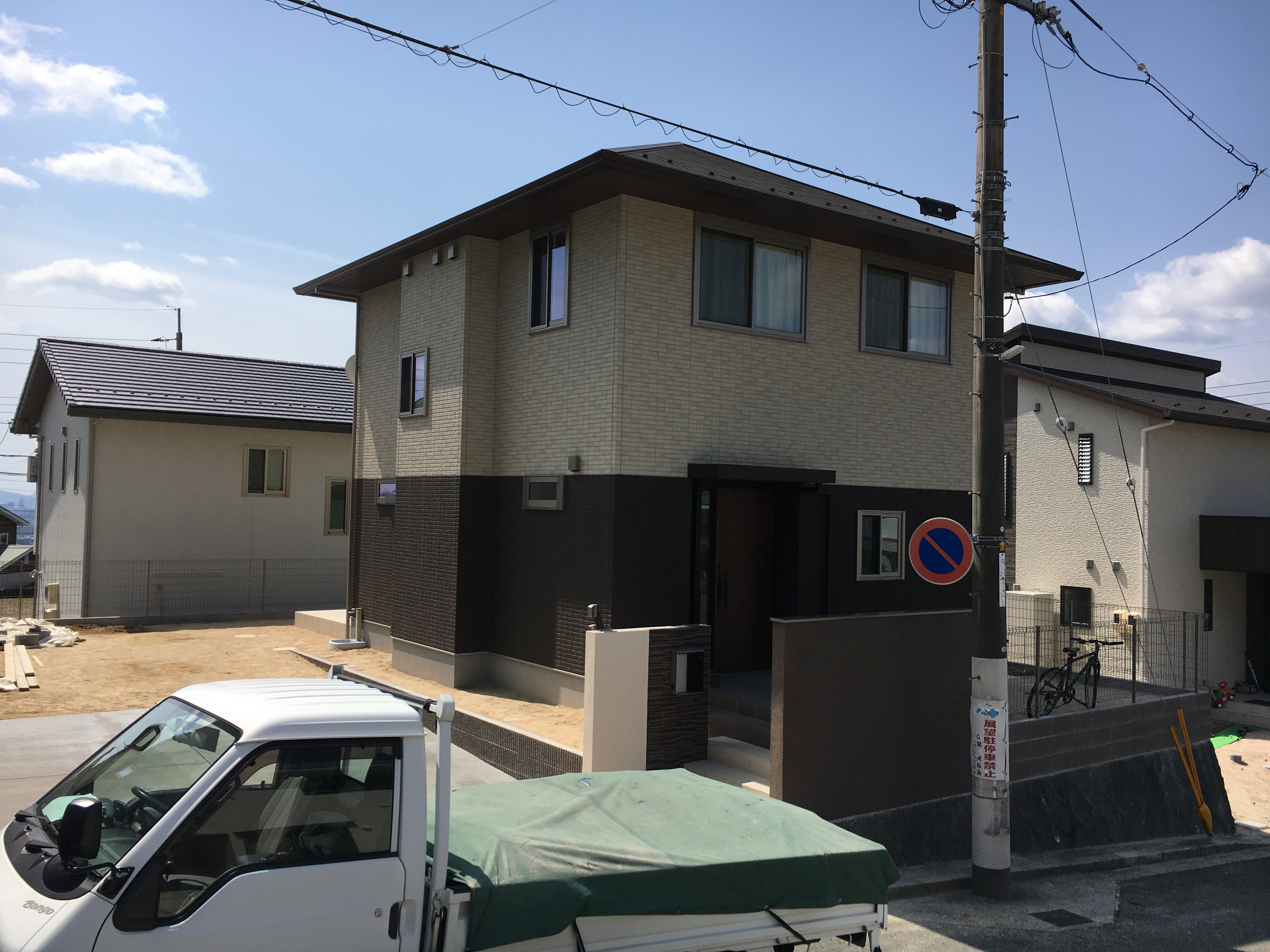 もうすぐ完成です！ 広島市安佐南区　Ｋ様邸　新規外構工事