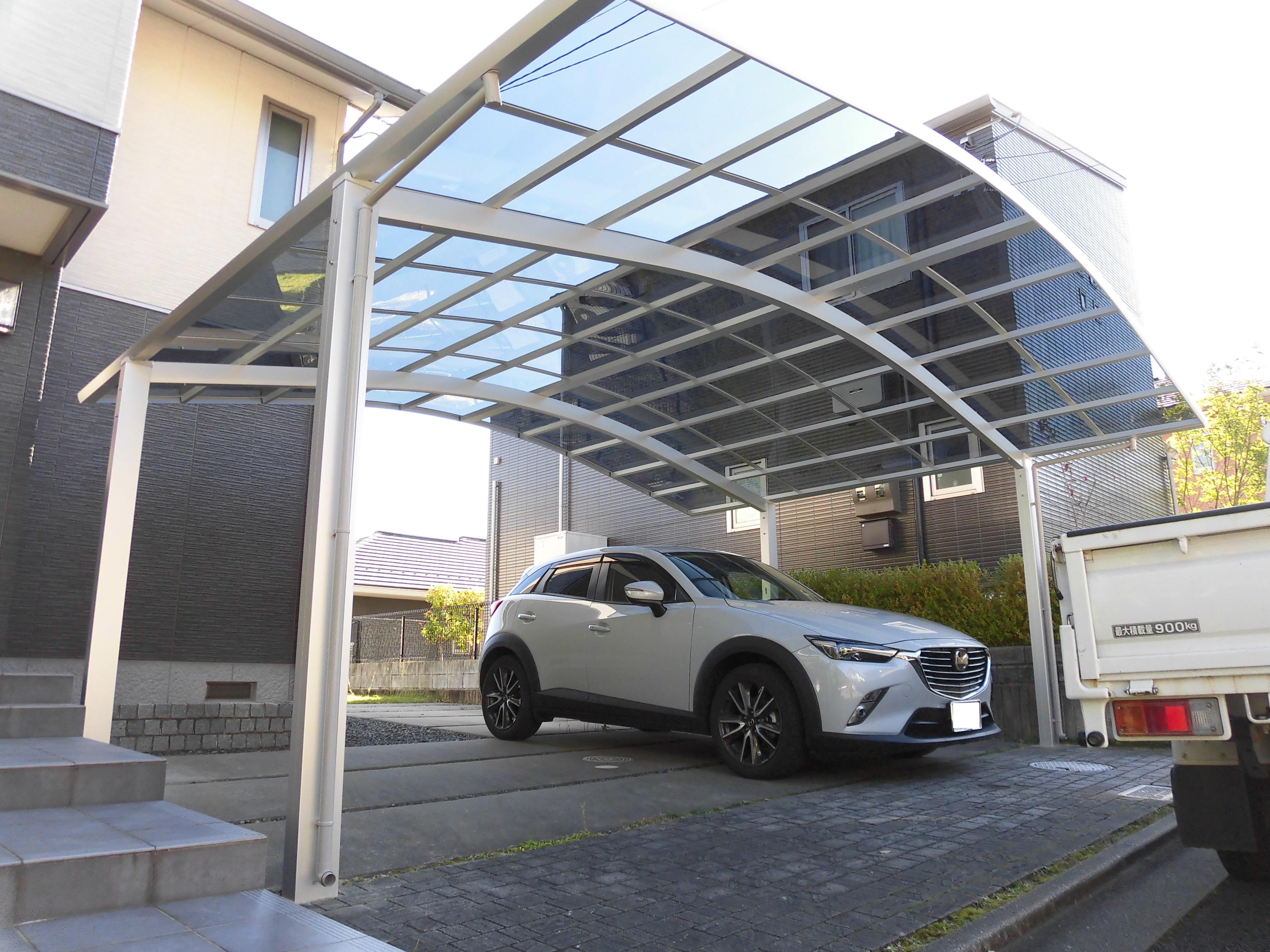 カーポートを施工しました！　広島市安芸区　H様邸　リフォーム工事