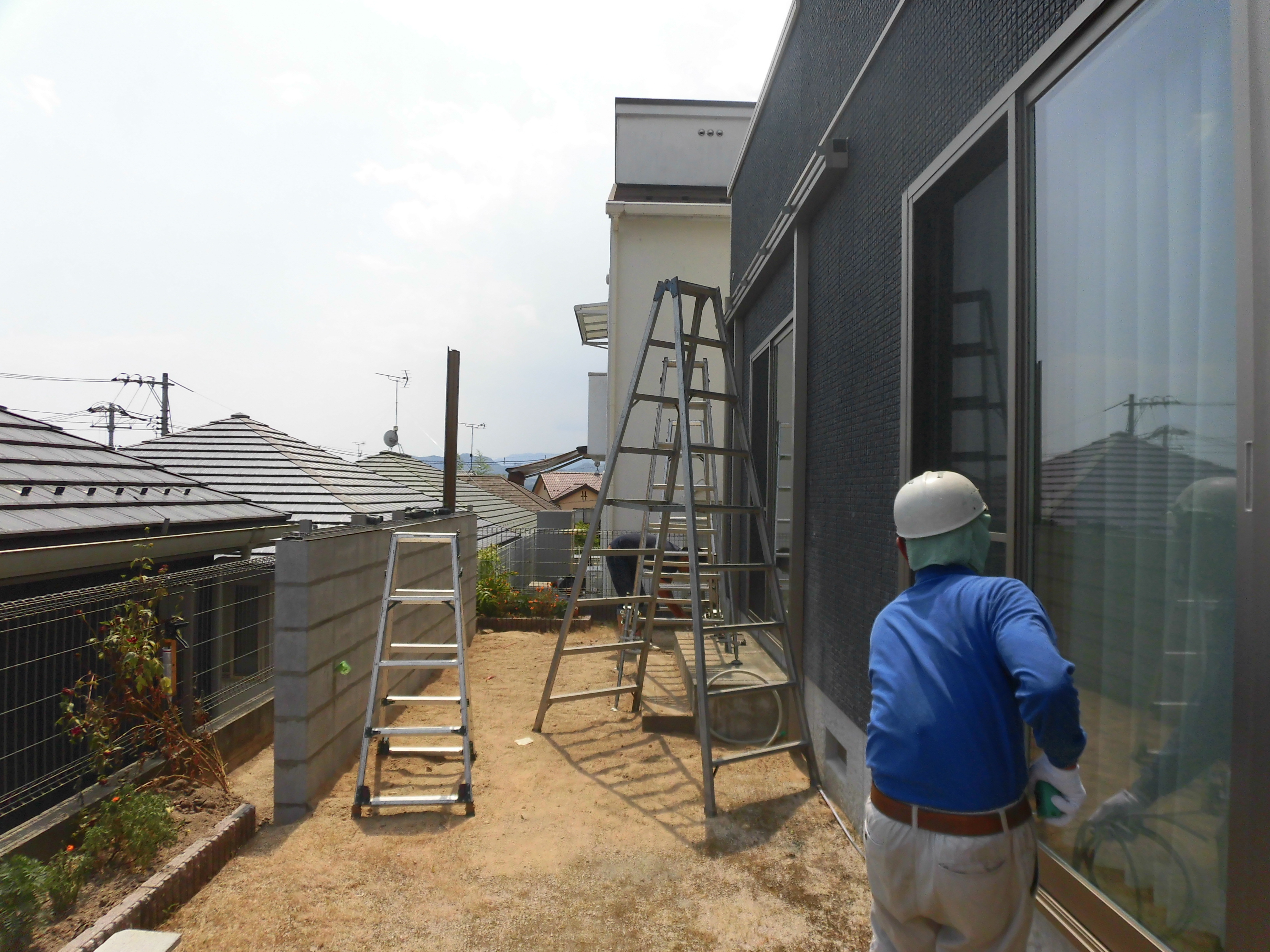 本体が組みあがりました。　広島市安佐南区　Ｋ様邸　リフォーム工事