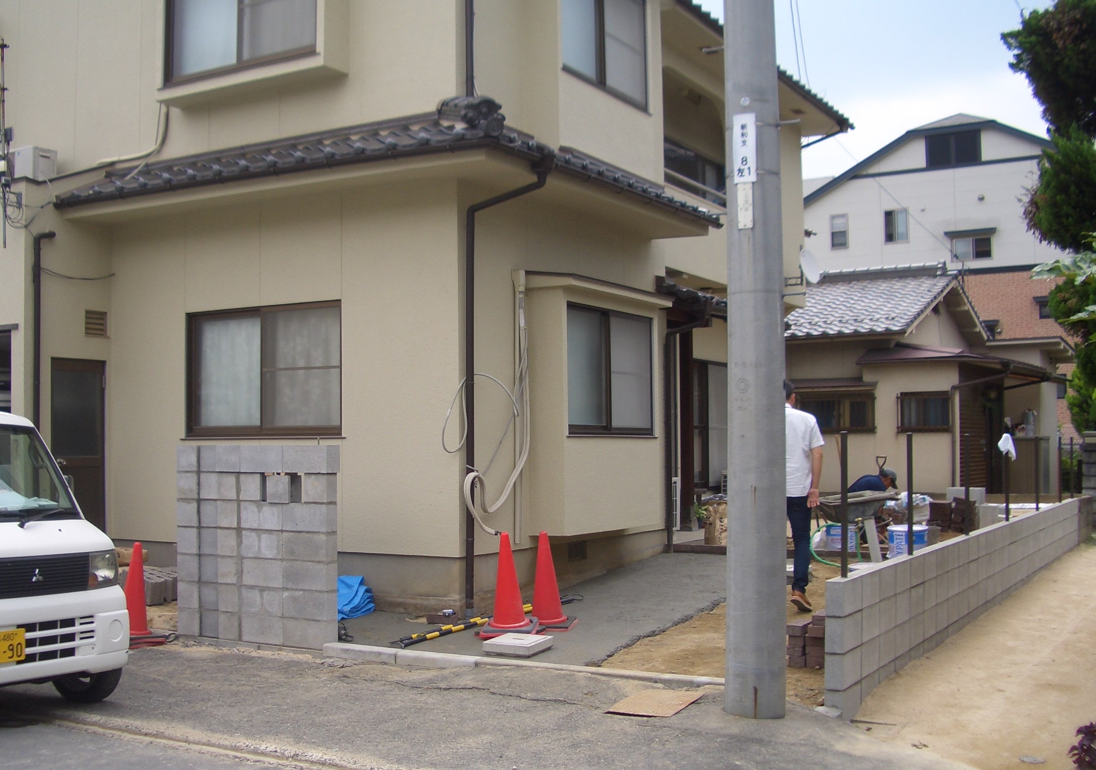 どんどん作業が進んでいます。　広島市安佐南区　Ｂ様邸　リフォーム工事