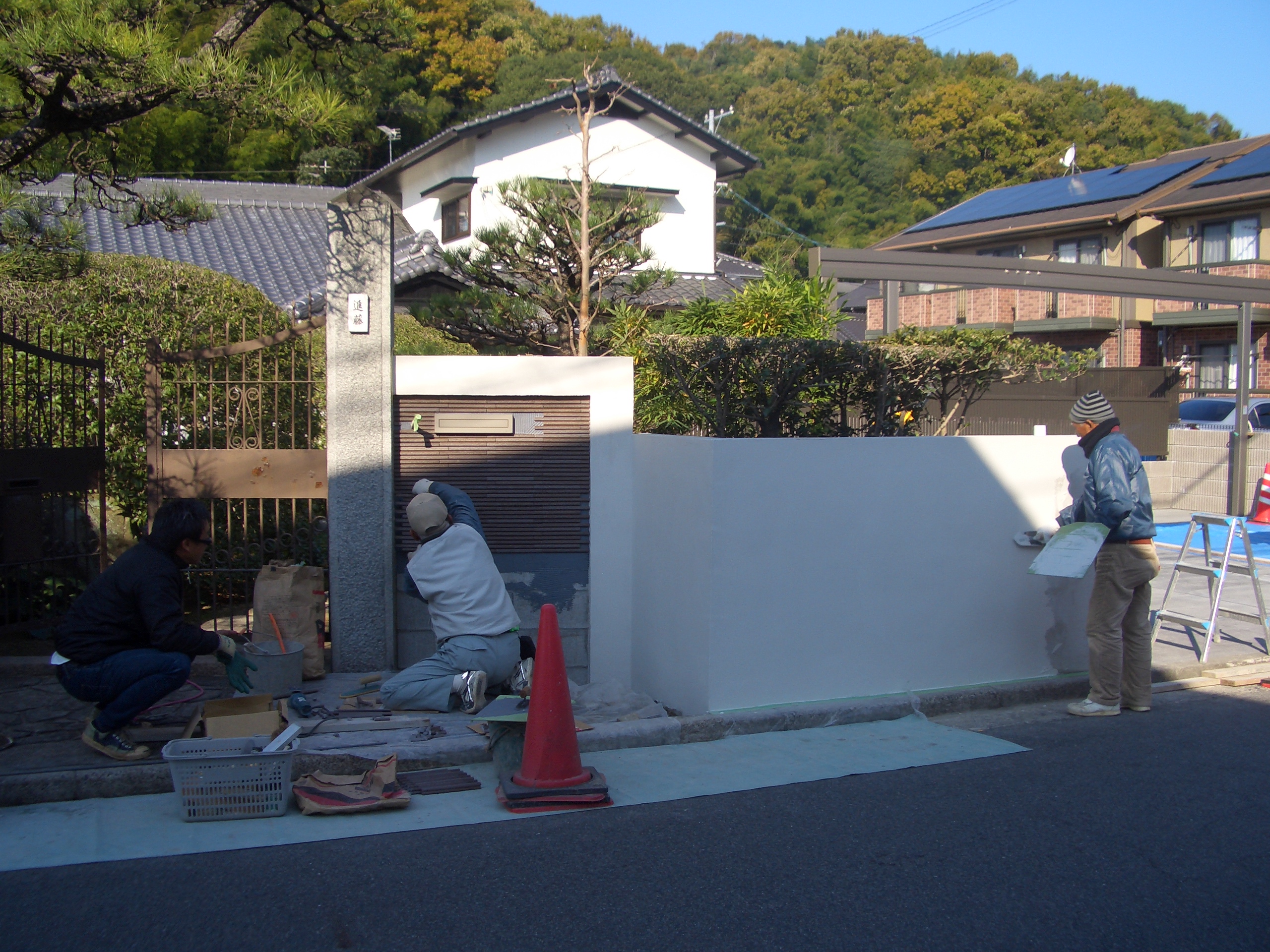 どんどん作業が進んでいます。　広島市東区　Ｍ様邸　 リフォーム工事