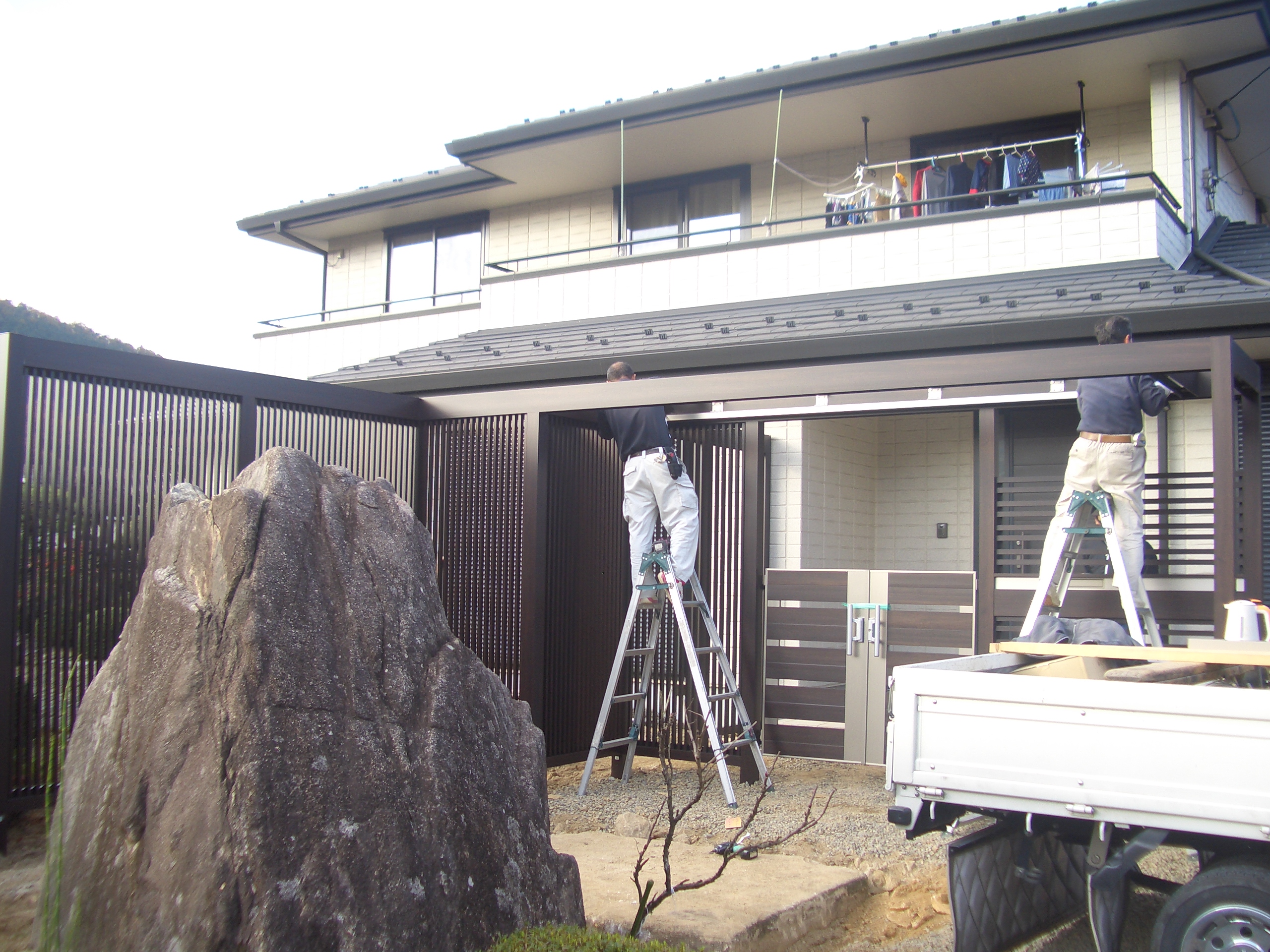 プラスＧ施工中です。　広島市安佐北区　Ｋ様邸　リフォーム工事
