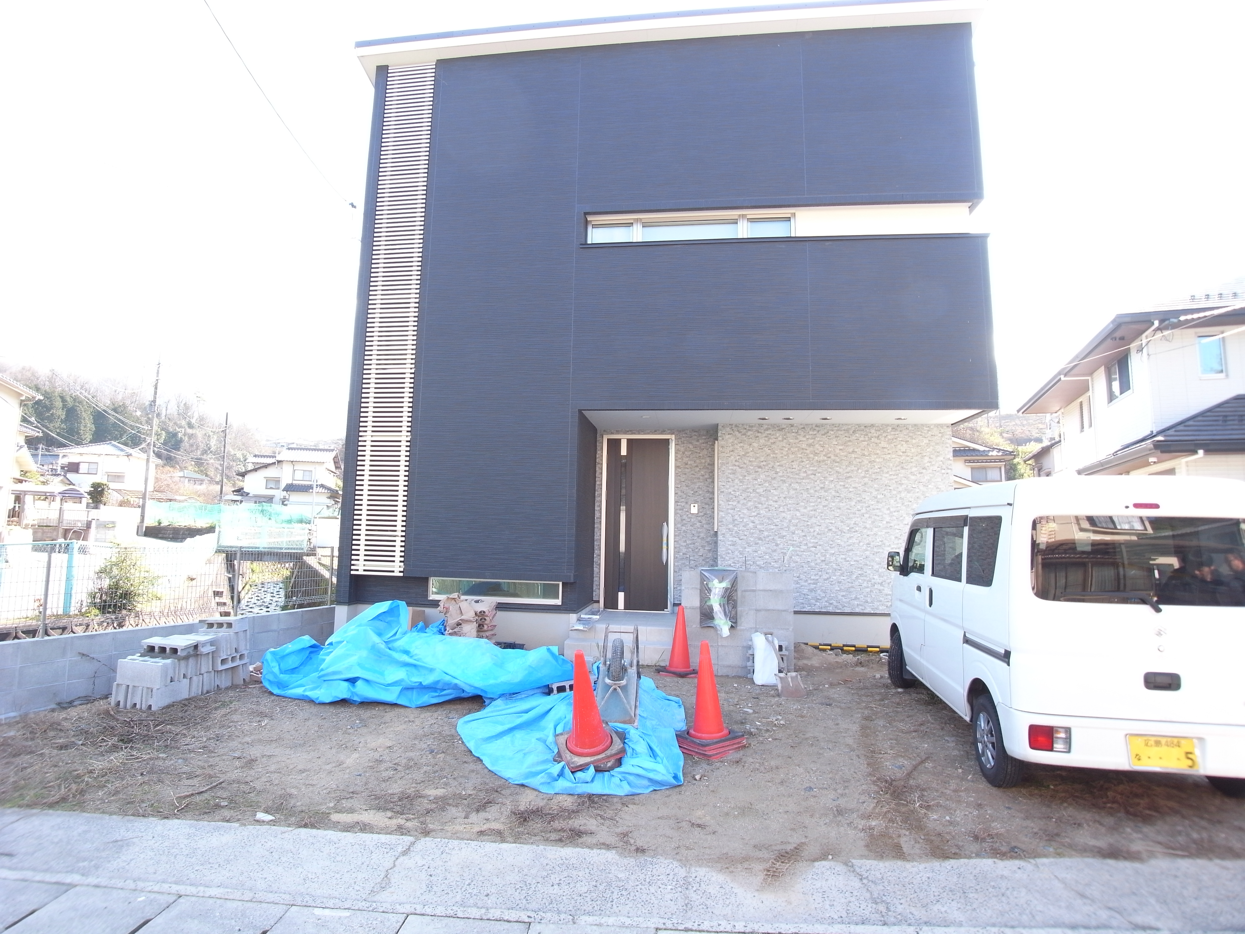 新築外構工事スタートしました。　広島市安佐北区　T様邸　新築外構工事