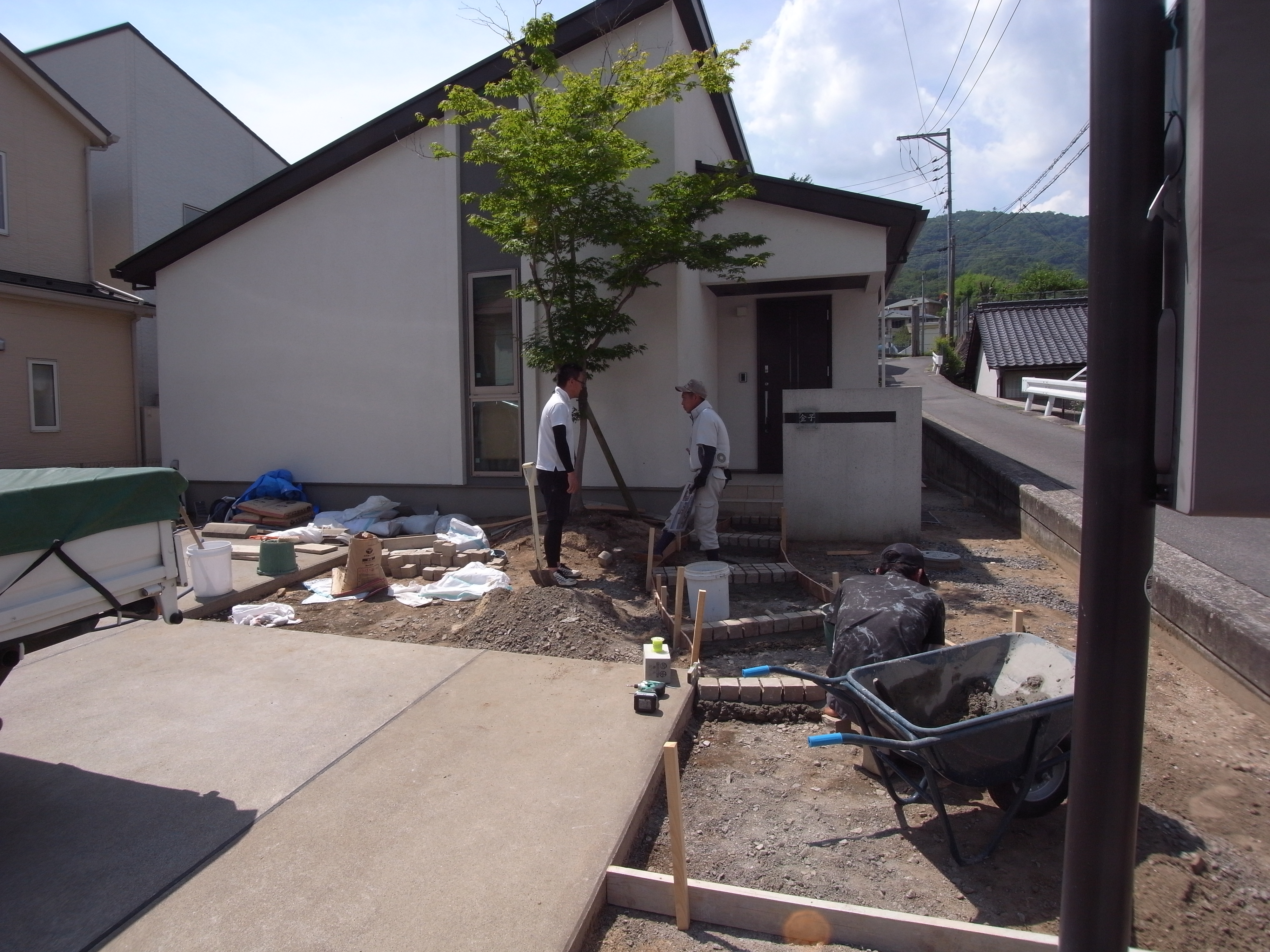 【雑草対策】リフォーム工事開始しました！　広島市安芸区　K様邸　リフォーム工事